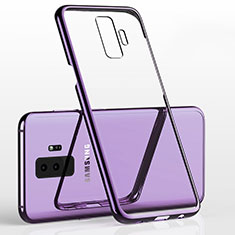 Ultra-thin Transparent TPU Soft Case H02 for Samsung Galaxy S9 Plus Purple