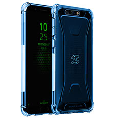 Ultra-thin Transparent TPU Soft Case H02 for Xiaomi Black Shark Blue