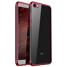 Ultra-thin Transparent TPU Soft Case H02 for Xiaomi Mi 5 Red