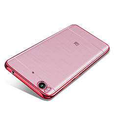 Ultra-thin Transparent TPU Soft Case H02 for Xiaomi Mi 5S 4G Red