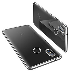 Ultra-thin Transparent TPU Soft Case H02 for Xiaomi Mi A2 Silver