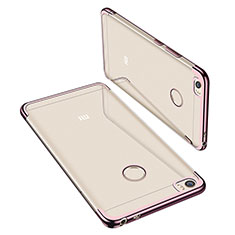 Ultra-thin Transparent TPU Soft Case H02 for Xiaomi Mi Max Rose Gold