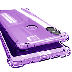 Ultra-thin Transparent TPU Soft Case H02 for Xiaomi Mi Mix 2S Purple