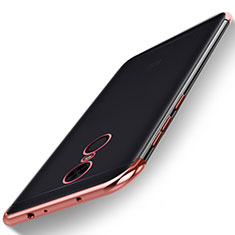 Ultra-thin Transparent TPU Soft Case H02 for Xiaomi Redmi 5 Plus Rose Gold