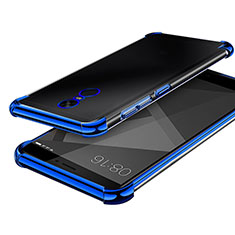 Ultra-thin Transparent TPU Soft Case H02 for Xiaomi Redmi Note 4 Blue