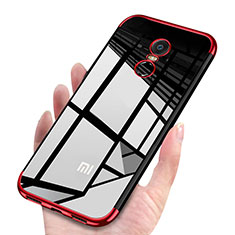 Ultra-thin Transparent TPU Soft Case H02 for Xiaomi Redmi Note 5 Indian Version Red