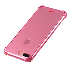 Ultra-thin Transparent TPU Soft Case H03 for Apple iPhone 7 Plus Pink