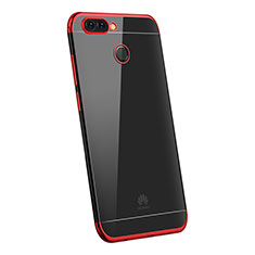 Ultra-thin Transparent TPU Soft Case H03 for Huawei Enjoy 7S Red