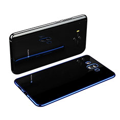 Ultra-thin Transparent TPU Soft Case H03 for Huawei Mate 10 Blue