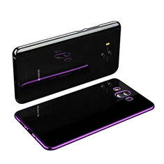 Ultra-thin Transparent TPU Soft Case H03 for Huawei Mate 10 Purple