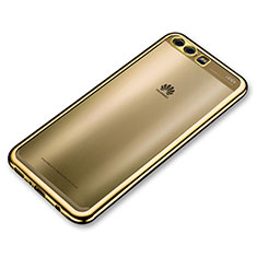Ultra-thin Transparent TPU Soft Case H03 for Huawei P10 Plus Gold