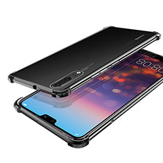 Ultra-thin Transparent TPU Soft Case H03 for Huawei P20 Black