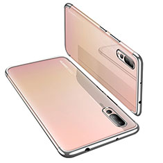 Ultra-thin Transparent TPU Soft Case H03 for Huawei P20 Pro Silver