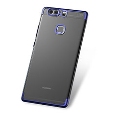 Ultra-thin Transparent TPU Soft Case H03 for Huawei P9 Plus Blue