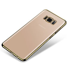 Ultra-thin Transparent TPU Soft Case H03 for Samsung Galaxy S8 Plus Gold