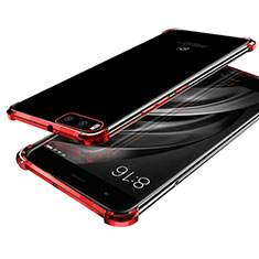 Ultra-thin Transparent TPU Soft Case H03 for Xiaomi Mi 6 Red