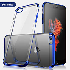 Ultra-thin Transparent TPU Soft Case H04 for Apple iPhone 7 Blue