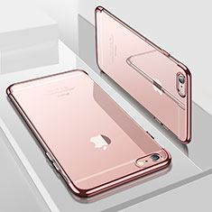 Ultra-thin Transparent TPU Soft Case H04 for Apple iPhone 7 Rose Gold