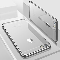 Ultra-thin Transparent TPU Soft Case H04 for Apple iPhone 7 Silver