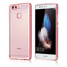 Ultra-thin Transparent TPU Soft Case H04 for Huawei P9 Plus Rose Gold