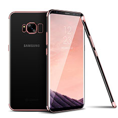 Ultra-thin Transparent TPU Soft Case H04 for Samsung Galaxy S8 Plus Rose Gold