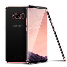 Ultra-thin Transparent TPU Soft Case H04 for Samsung Galaxy S8 Rose Gold