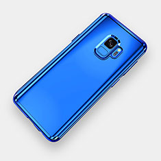 Ultra-thin Transparent TPU Soft Case H04 for Samsung Galaxy S9 Blue