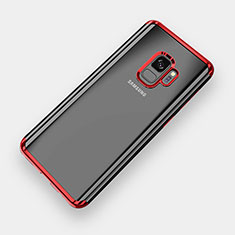 Ultra-thin Transparent TPU Soft Case H04 for Samsung Galaxy S9 Red