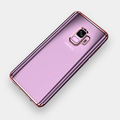 Ultra-thin Transparent TPU Soft Case H04 for Samsung Galaxy S9 Rose Gold