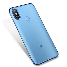 Ultra-thin Transparent TPU Soft Case H04 for Xiaomi Mi A2 Blue