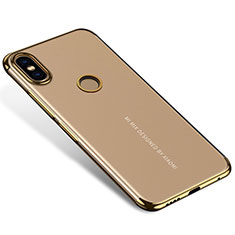 Ultra-thin Transparent TPU Soft Case H04 for Xiaomi Mi Mix 2S Gold