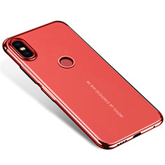 Ultra-thin Transparent TPU Soft Case H04 for Xiaomi Mi Mix 2S Red