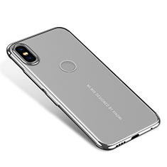Ultra-thin Transparent TPU Soft Case H04 for Xiaomi Mi Mix 2S Silver