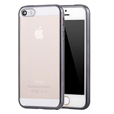 Ultra-thin Transparent TPU Soft Case H05 for Apple iPhone 5S Gray