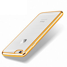 Ultra-thin Transparent TPU Soft Case H05 for Apple iPhone 6 Plus Gold