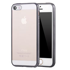 Ultra-thin Transparent TPU Soft Case H05 for Apple iPhone SE Gray