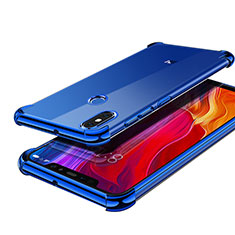 Ultra-thin Transparent TPU Soft Case H05 for Xiaomi Mi 8 Blue