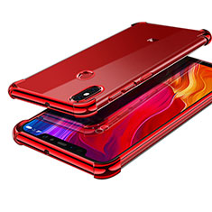 Ultra-thin Transparent TPU Soft Case H05 for Xiaomi Mi 8 Red