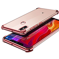 Ultra-thin Transparent TPU Soft Case H05 for Xiaomi Mi 8 Rose Gold