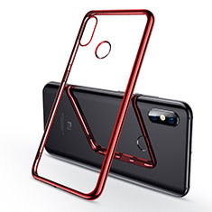 Ultra-thin Transparent TPU Soft Case H06 for Xiaomi Mi 8 Red