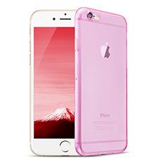 Ultra-thin Transparent TPU Soft Case H08 for Apple iPhone 6S Pink