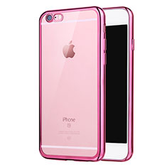 Ultra-thin Transparent TPU Soft Case H16 for Apple iPhone 6S Pink