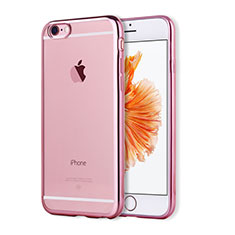 Ultra-thin Transparent TPU Soft Case H17 for Apple iPhone 6S Rose Gold