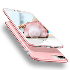 Ultra-thin Transparent TPU Soft Case H20 for Apple iPhone 7 Plus Pink