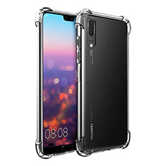 Ultra-thin Transparent TPU Soft Case K01 for Huawei P20 Clear