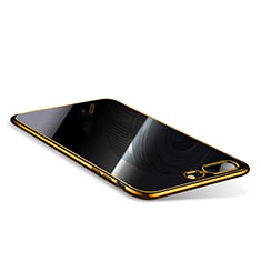 Ultra-thin Transparent TPU Soft Case Q01 for Apple iPhone 7 Plus Gold