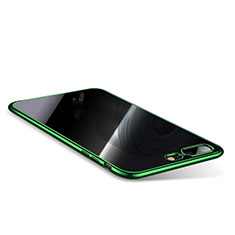 Ultra-thin Transparent TPU Soft Case Q01 for Apple iPhone 7 Plus Green