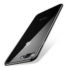Ultra-thin Transparent TPU Soft Case Q04 for Apple iPhone 8 Plus Black