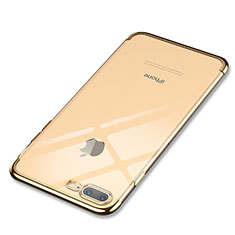 Ultra-thin Transparent TPU Soft Case Q05 for Apple iPhone 7 Plus Gold