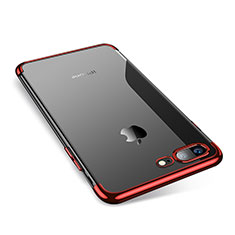 Ultra-thin Transparent TPU Soft Case Q05 for Apple iPhone 7 Plus Red